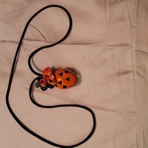 ADORABLE HANDCRAFTED JACK-O-LANTERN BELL NECKLACE